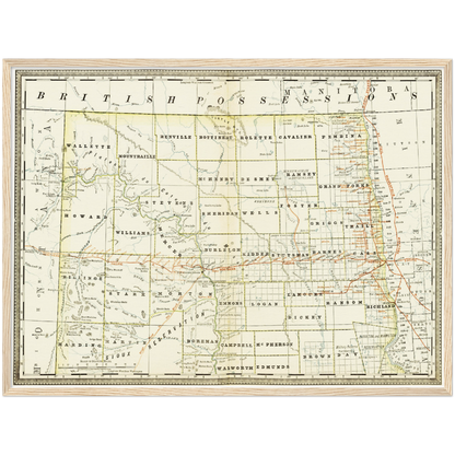 Historical city map  Test product horizontal 3 sizes
