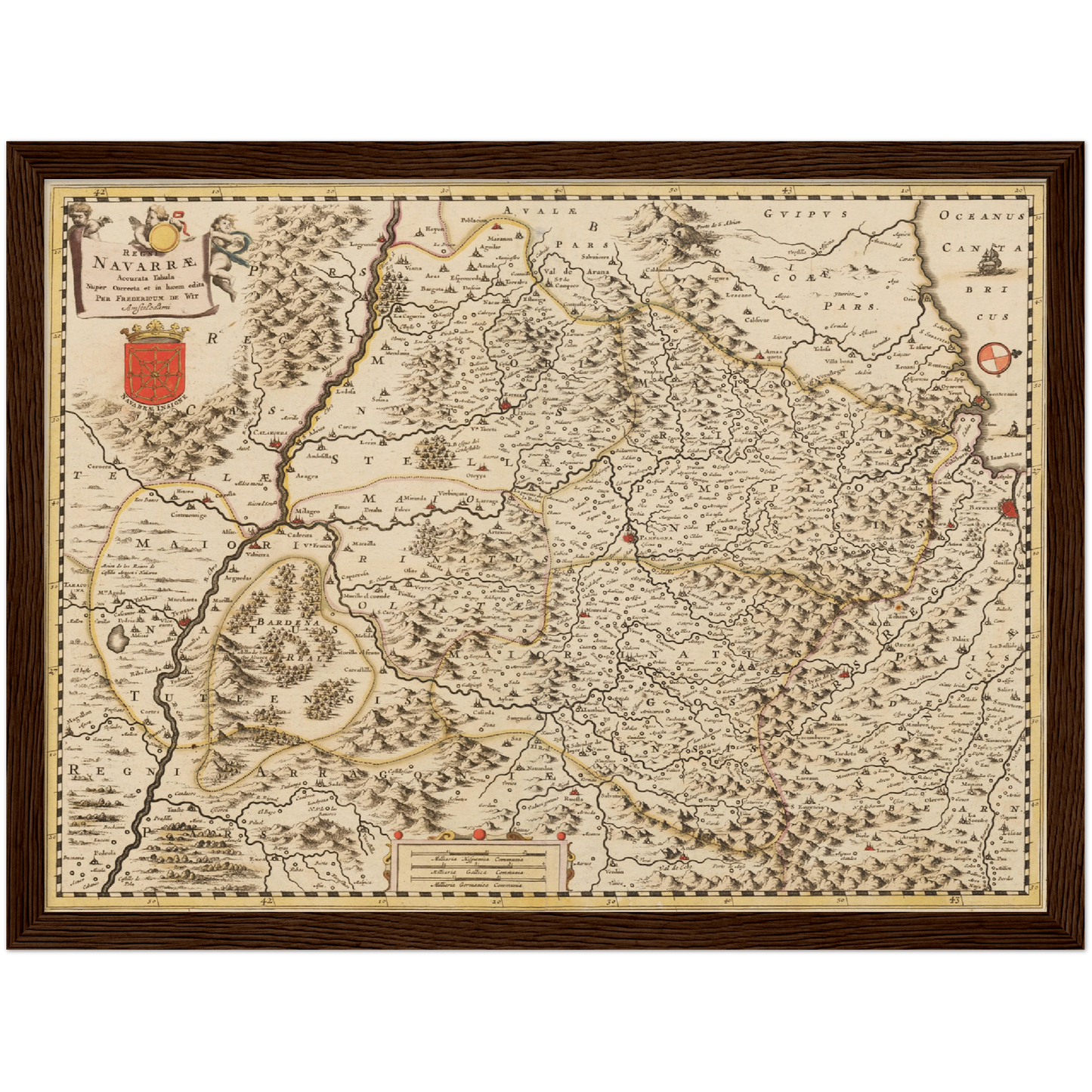 Historical city map  Test product horizontal 3 sizes