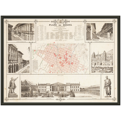 Historical city map  Test product horizontal 3 sizes
