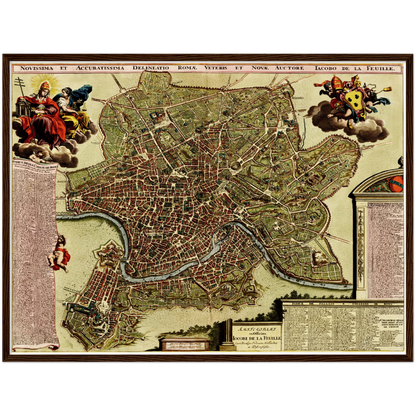 Historical city map  Test product horizontal 3 sizes