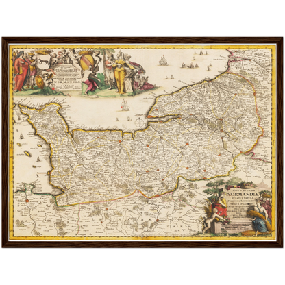 Historical city map  Test product horizontal 3 sizes