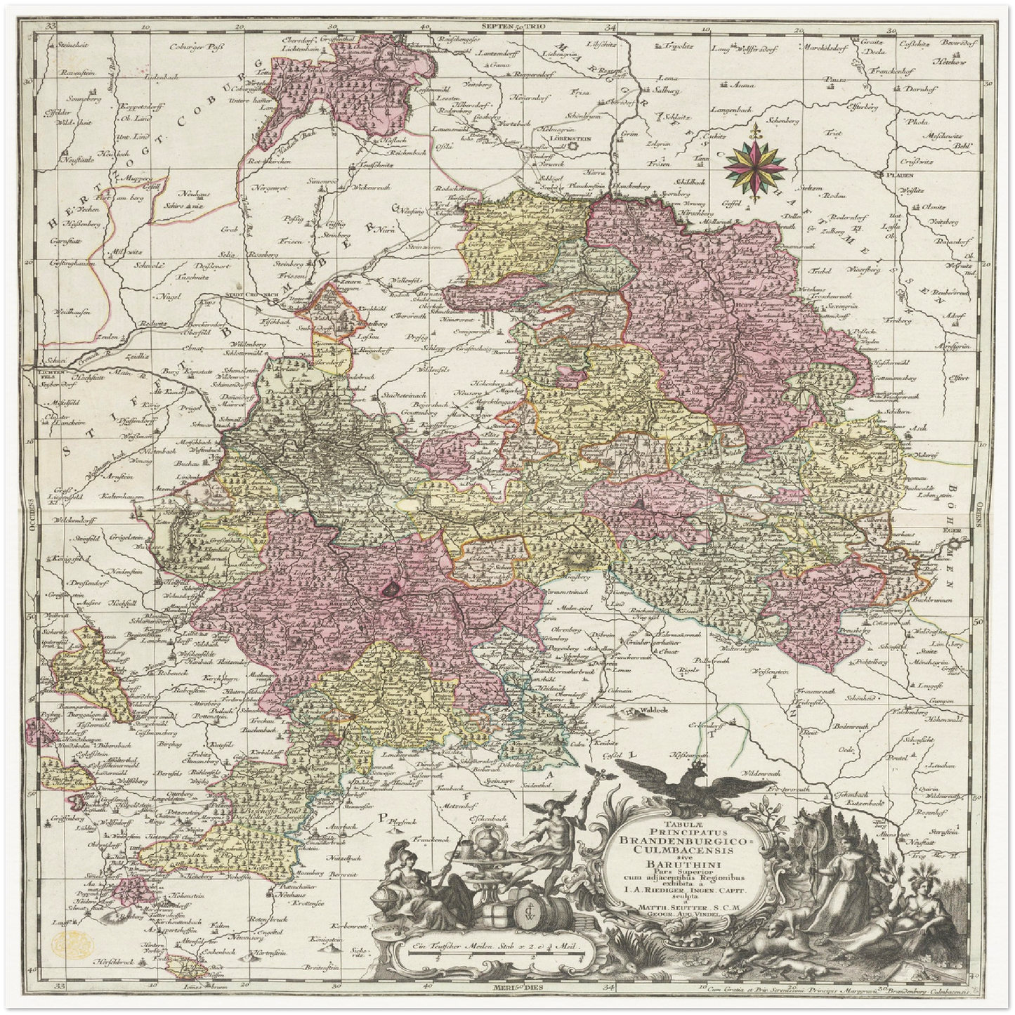 Historical city map  Test product horizontal 3 sizes