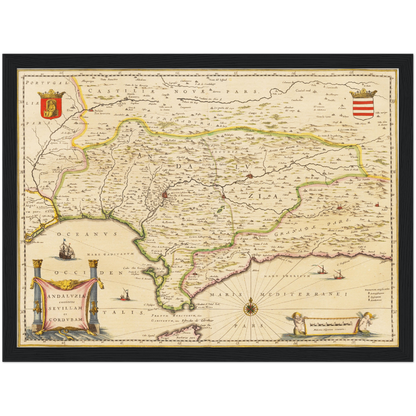 Historical city map  Test product horizontal 3 sizes