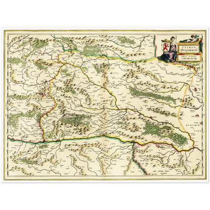 Historical city map  Test product horizontal 3 sizes