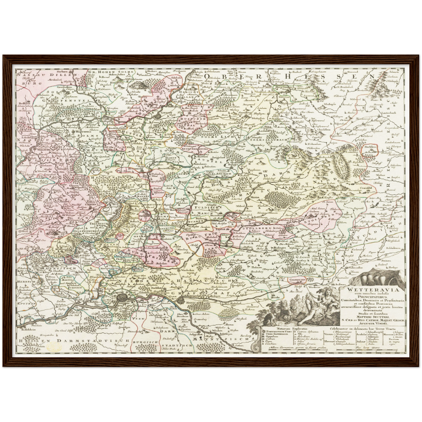 Historical city map  Test product horizontal 3 sizes