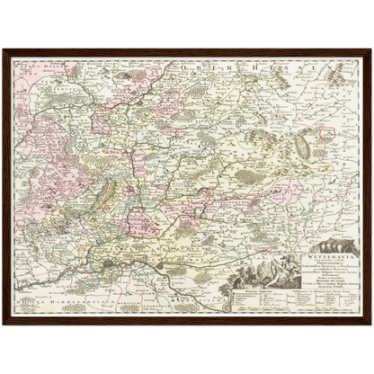 Historical city map  Test product horizontal 3 sizes