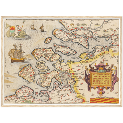 Historical city map  Test product horizontal 3 sizes