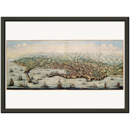 Historical city map  Test product horizontal 3 sizes