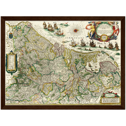 Historical city map  Test product horizontal 3 sizes