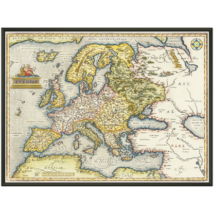 Historical city map  Test product horizontal 3 sizes