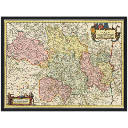 Historical city map  Test product horizontal 3 sizes