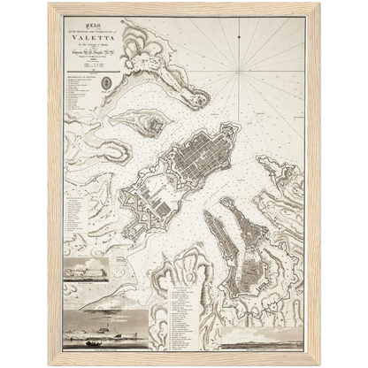 Historical city map  Test product horizontal 3 sizes