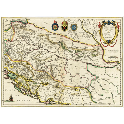 Historical city map  Test product horizontal 3 sizes