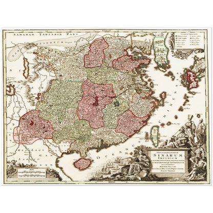 Historical city map  Test product horizontal 3 sizes