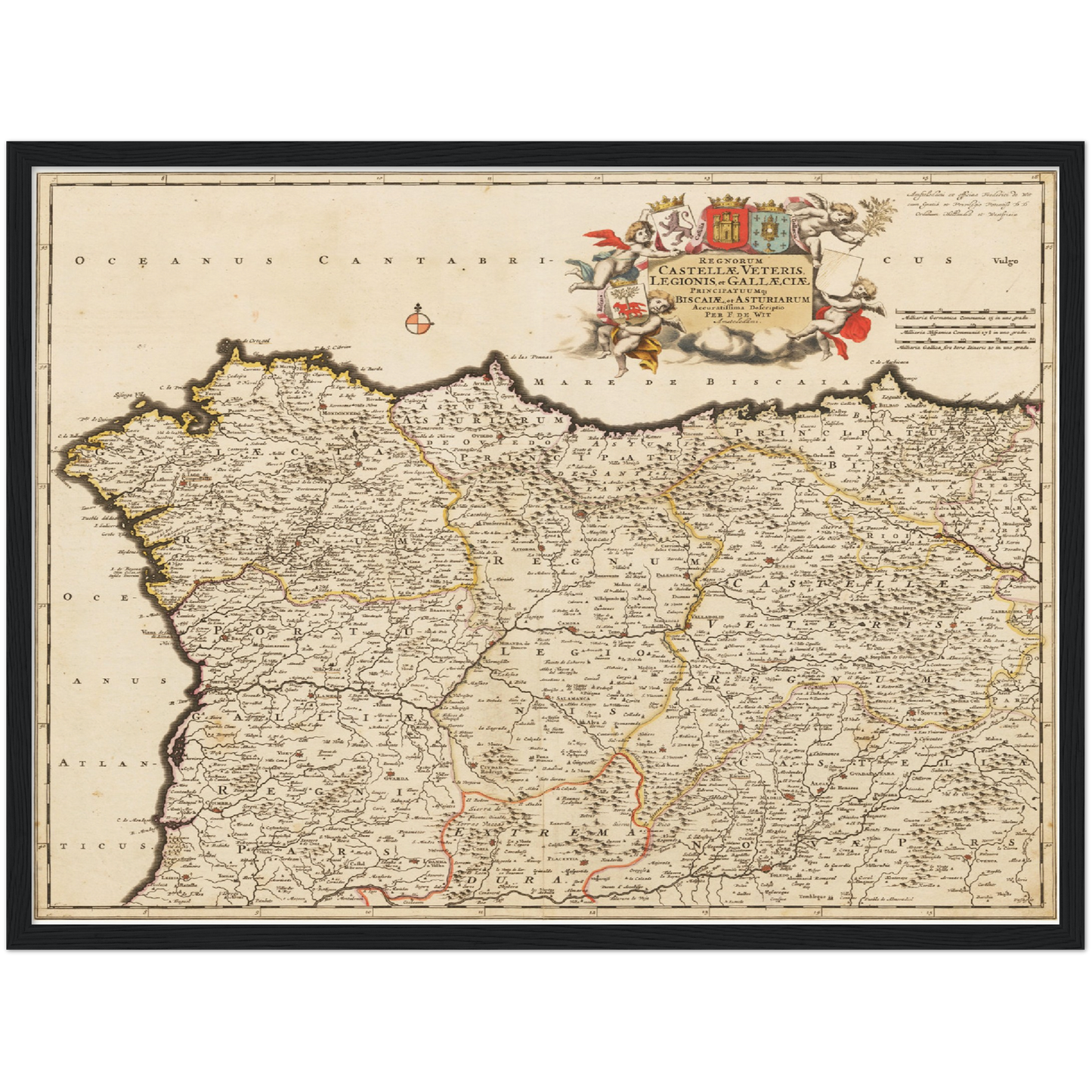 Historical city map  Test product horizontal 3 sizes