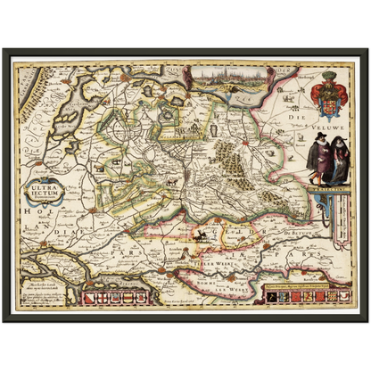 Historical city map  Test product horizontal 3 sizes