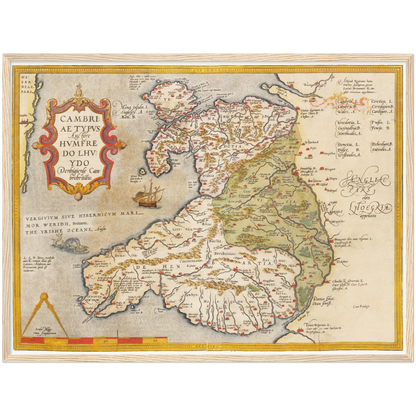 Historical city map  Test product horizontal 3 sizes