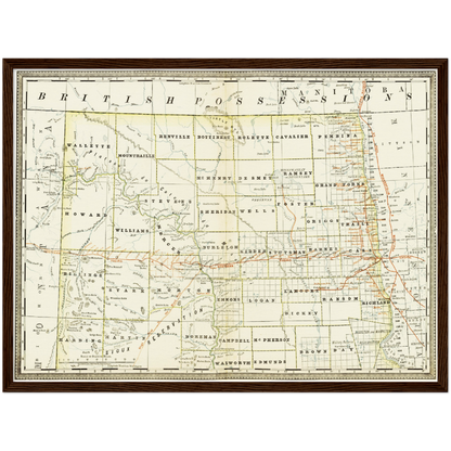 Historical city map  Test product horizontal 3 sizes