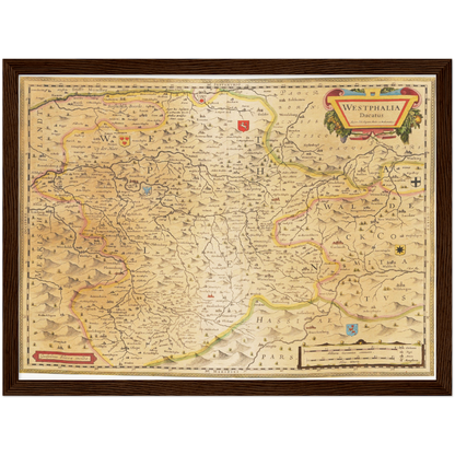 Historical city map  Test product horizontal 3 sizes