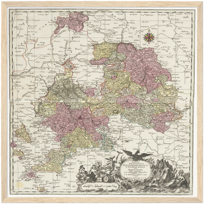 Historical city map  Test product horizontal 3 sizes