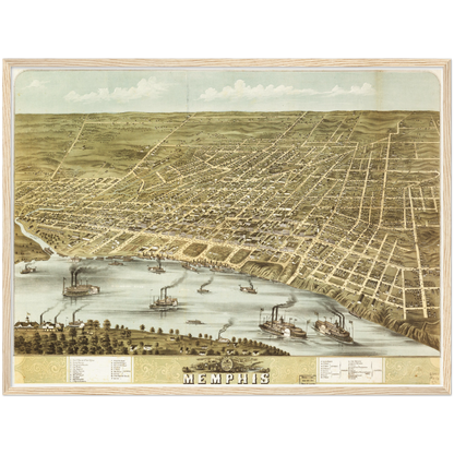 Historical city map  Test product horizontal 3 sizes