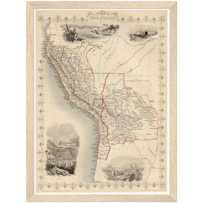 Bolivien & Peru um 1850