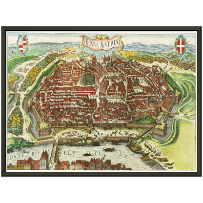 Historical city map  Test product horizontal 3 sizes