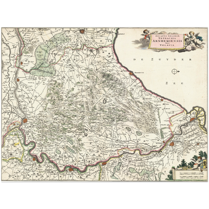 Historical city map  Test product horizontal 3 sizes