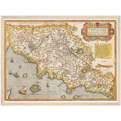 Historical city map  Test product horizontal 3 sizes