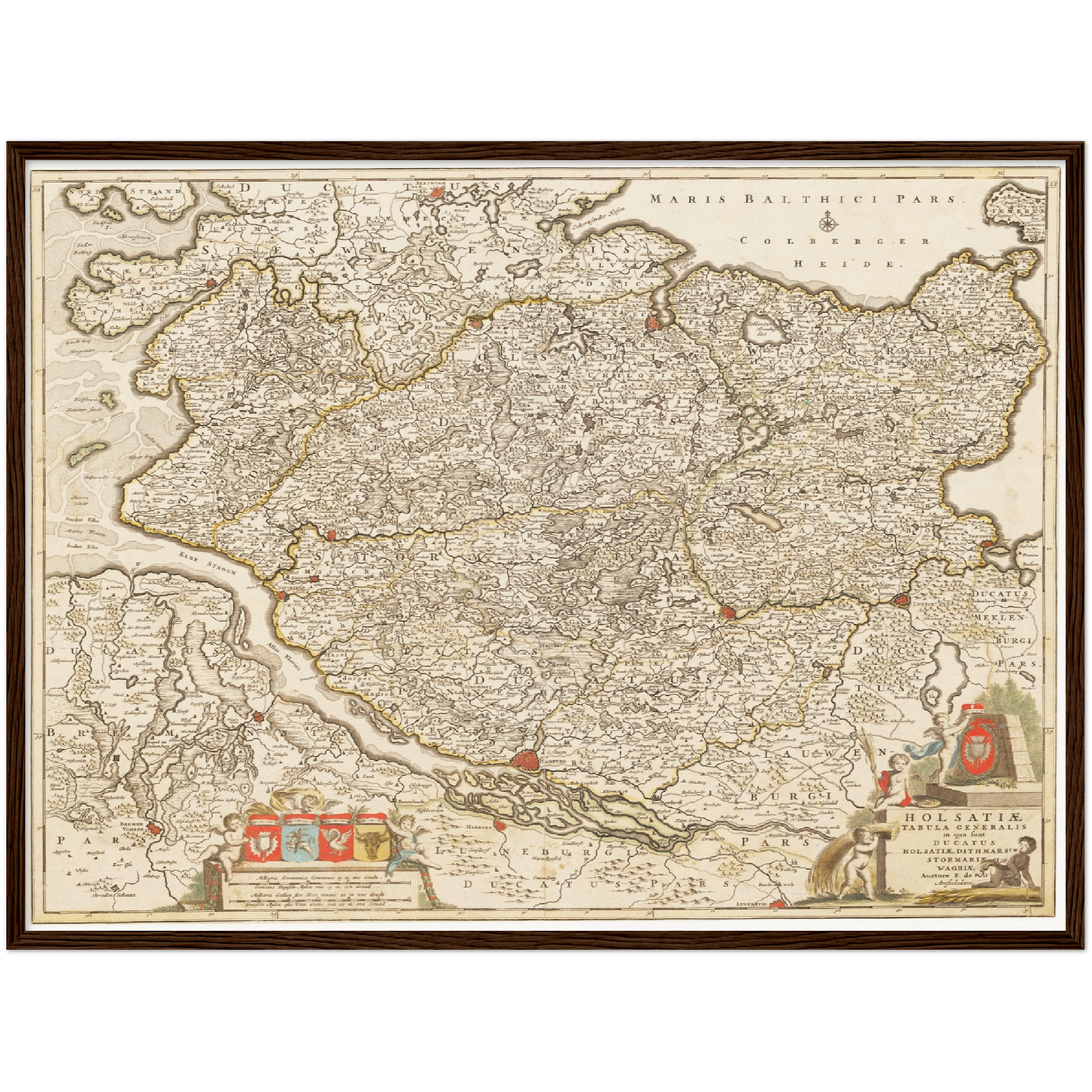 Historical city map  Test product horizontal 3 sizes