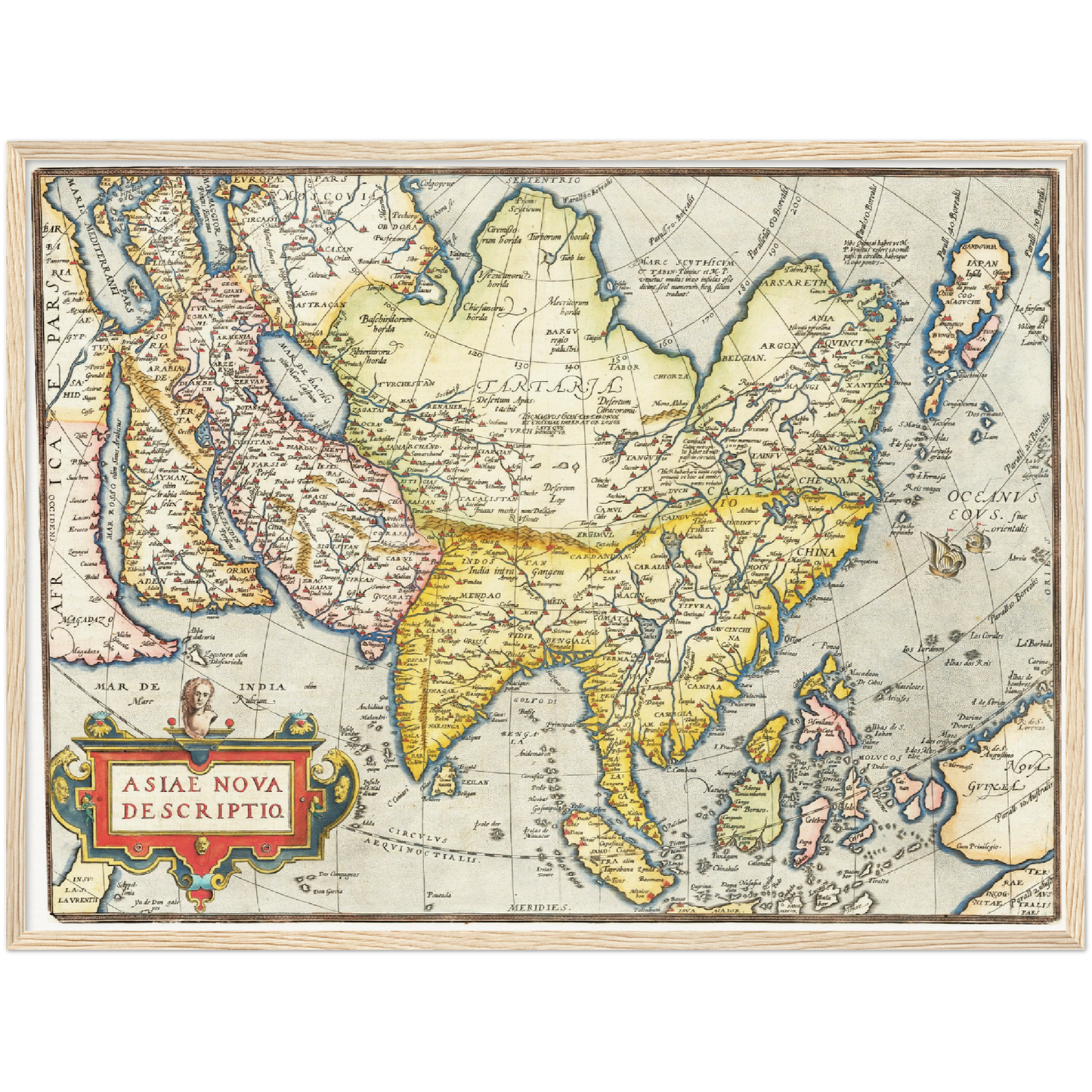 Historical city map  Test product horizontal 3 sizes