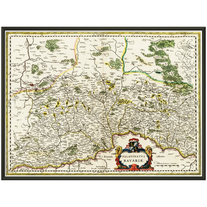 Historical city map  Test product horizontal 3 sizes