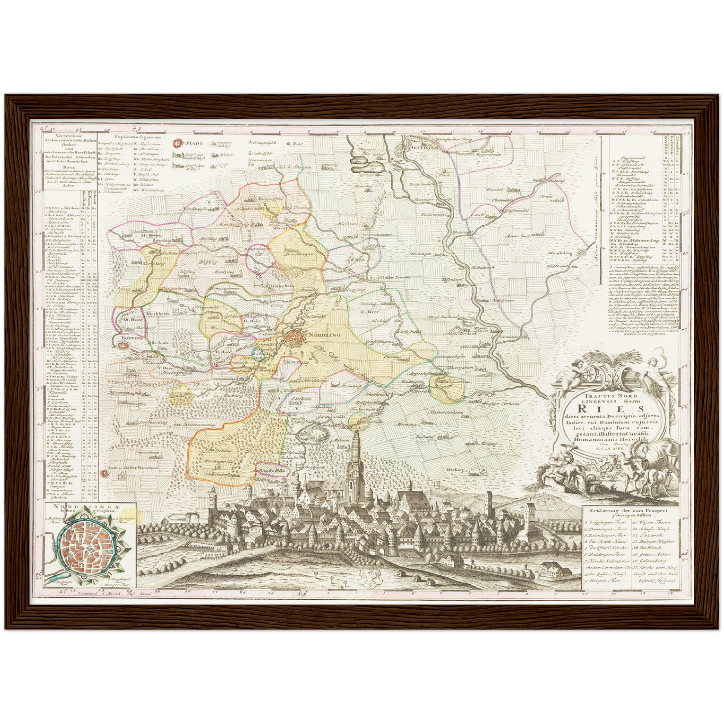 Historical city map  Test product horizontal 3 sizes