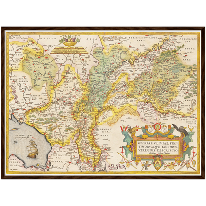 Historical city map  Test product horizontal 3 sizes