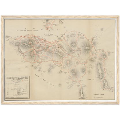 Historical city map  Test product horizontal 3 sizes