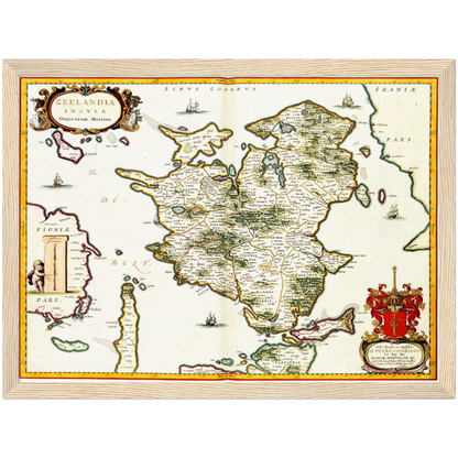 Historical city map  Test product horizontal 3 sizes