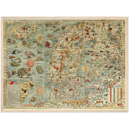 Historical city map  Test product horizontal 3 sizes