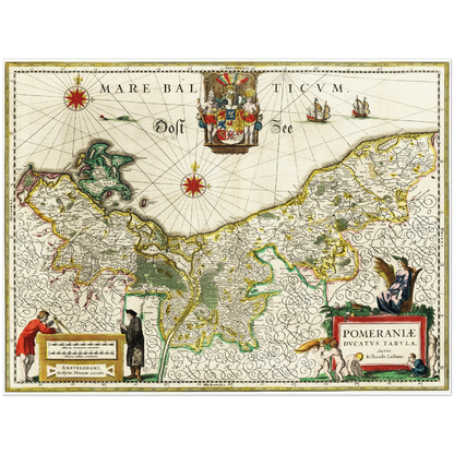 Historical city map  Test product horizontal 3 sizes