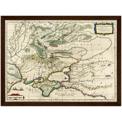 Historical city map  Test product horizontal 3 sizes