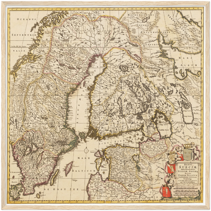 Historical city map  Test product horizontal 3 sizes