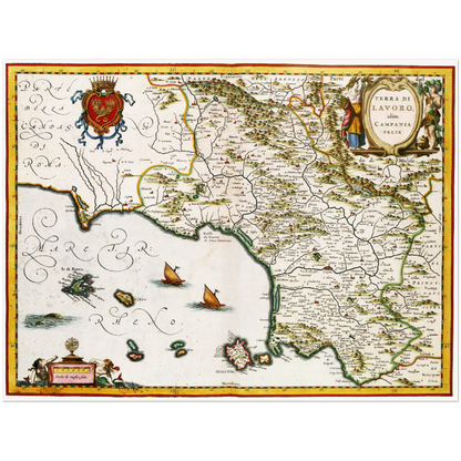 Historical city map  Test product horizontal 3 sizes