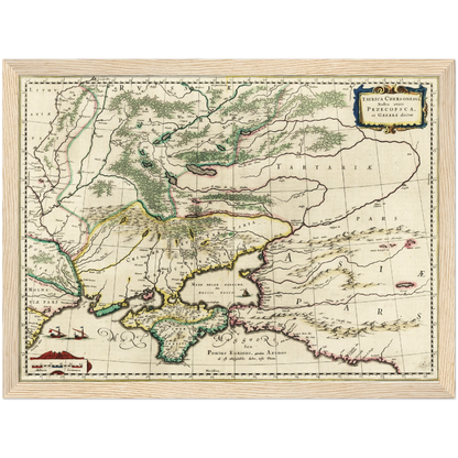 Historical city map  Test product horizontal 3 sizes