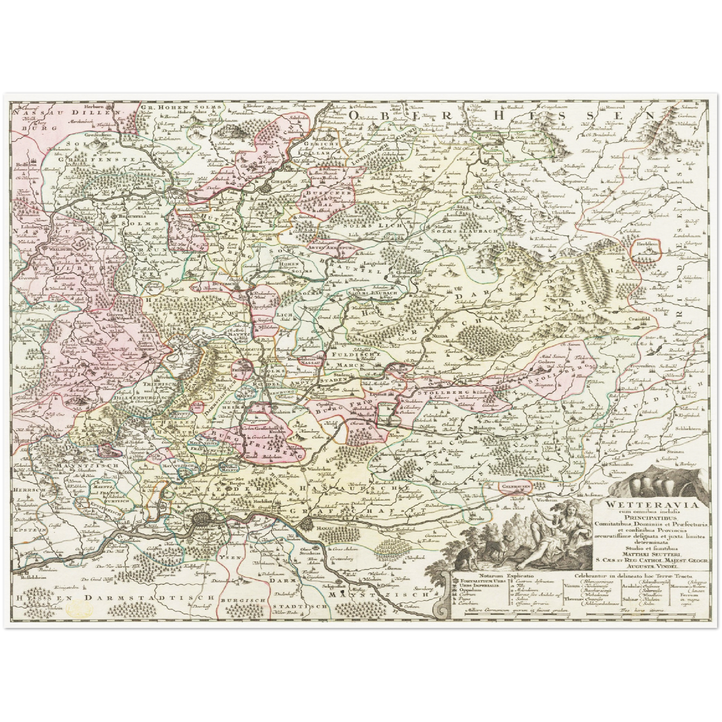 Historical city map  Test product horizontal 3 sizes