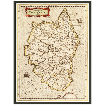 Historical city map  Test product horizontal 3 sizes