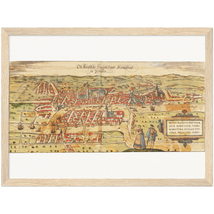 Historical city map  Test product horizontal 3 sizes