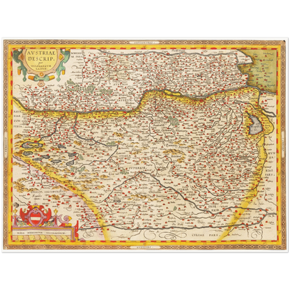 Historical city map  Test product horizontal 3 sizes