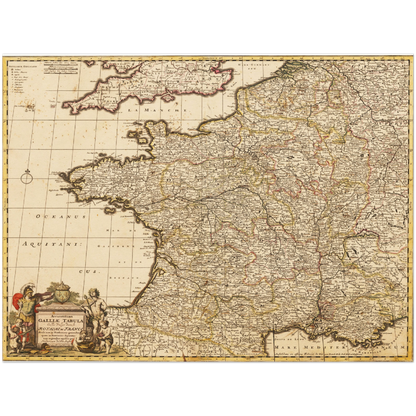 Historical city map  Test product horizontal 3 sizes