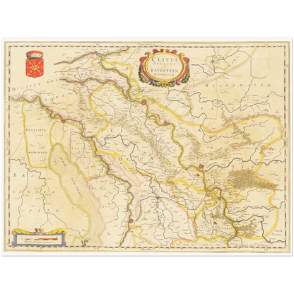 Historical city map  Test product horizontal 3 sizes