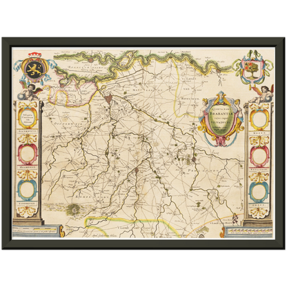 Historical city map  Test product horizontal 3 sizes