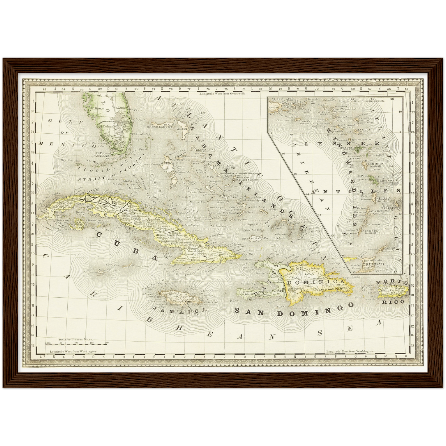 Historical city map  Test product horizontal 3 sizes